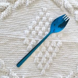 Blue Metallic Spork